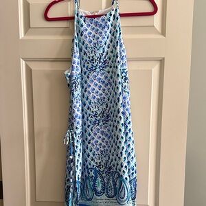 Lilly Pulitzer Blue and White Patterned Dress